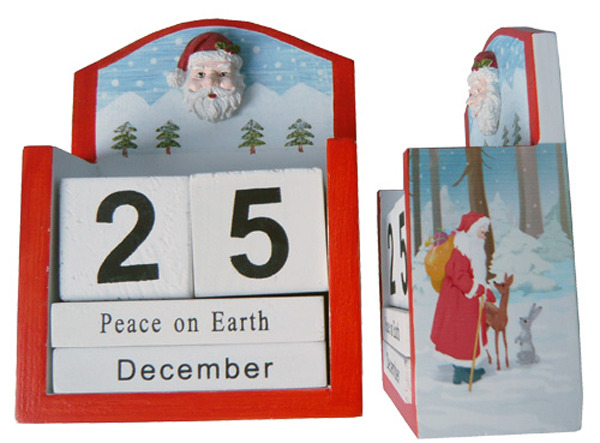 Days To Christmas Calendar - Santa & Reindeer